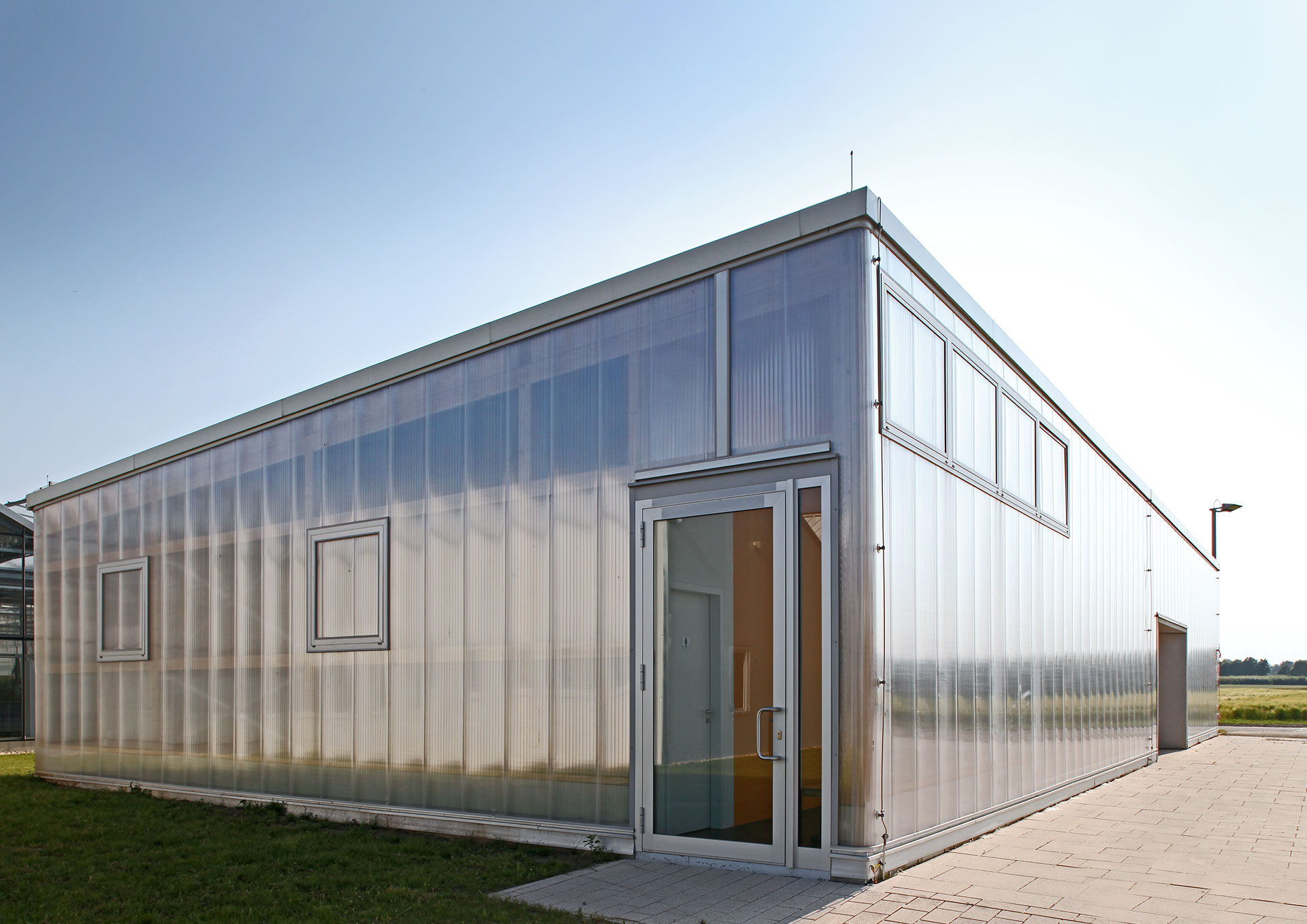 :agrohort, Forum und Holzhack-schnitzelanlage, Universität Bonn